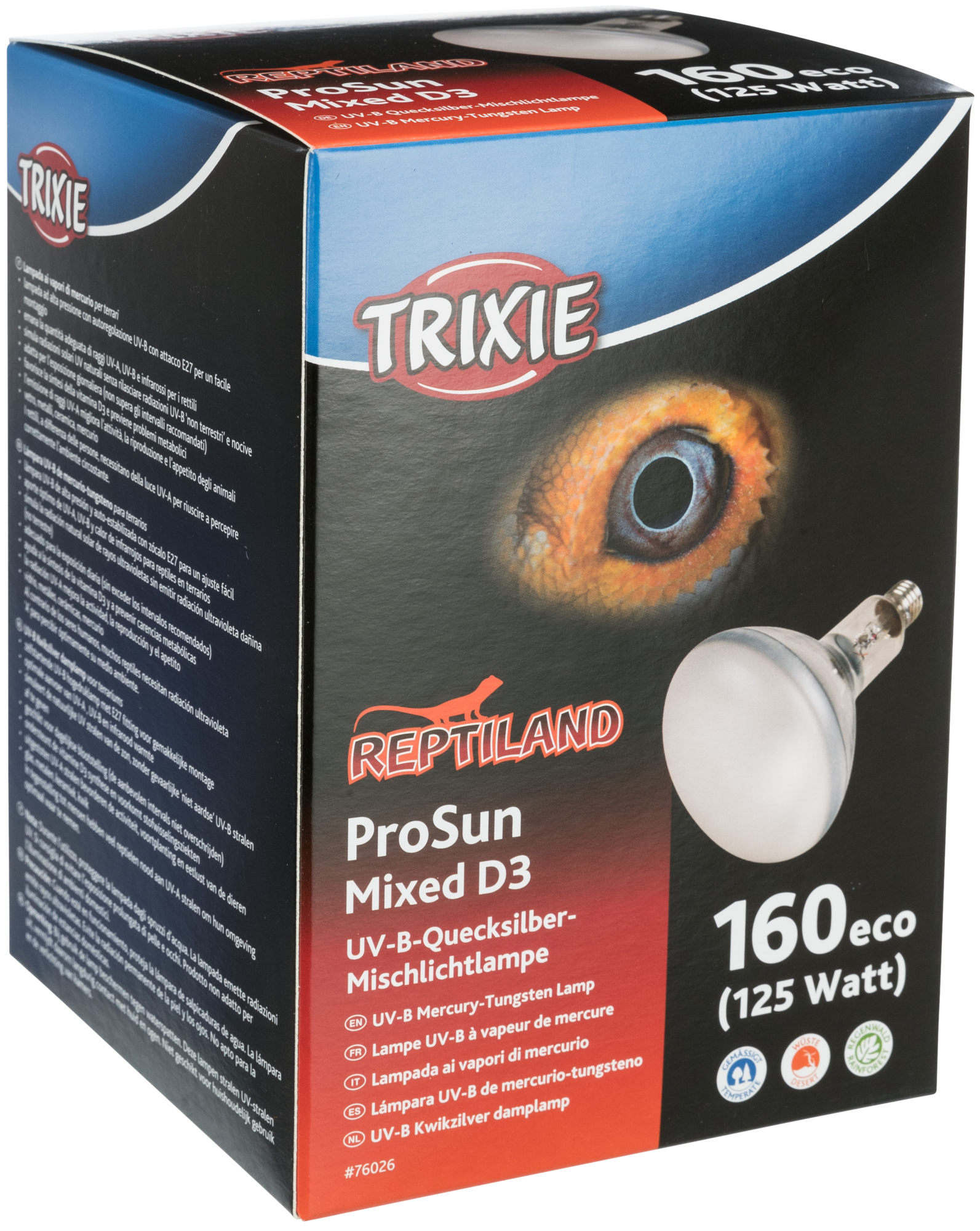 UVB Birne ProSun Mixed D3 Trixie Reptiland