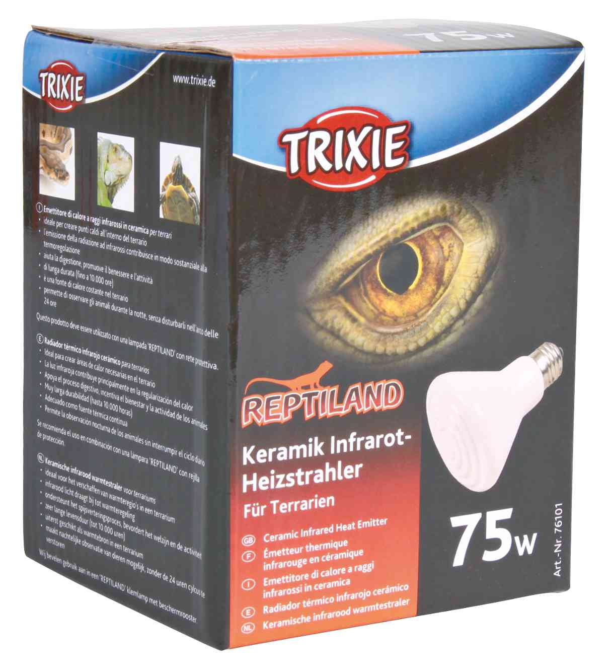 Keramik-Infrarot-Heizstrahler Trixie Reptiland