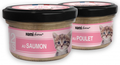 HAMIFORM Les Cuisinés pour Chaton Poulet ou Saumon