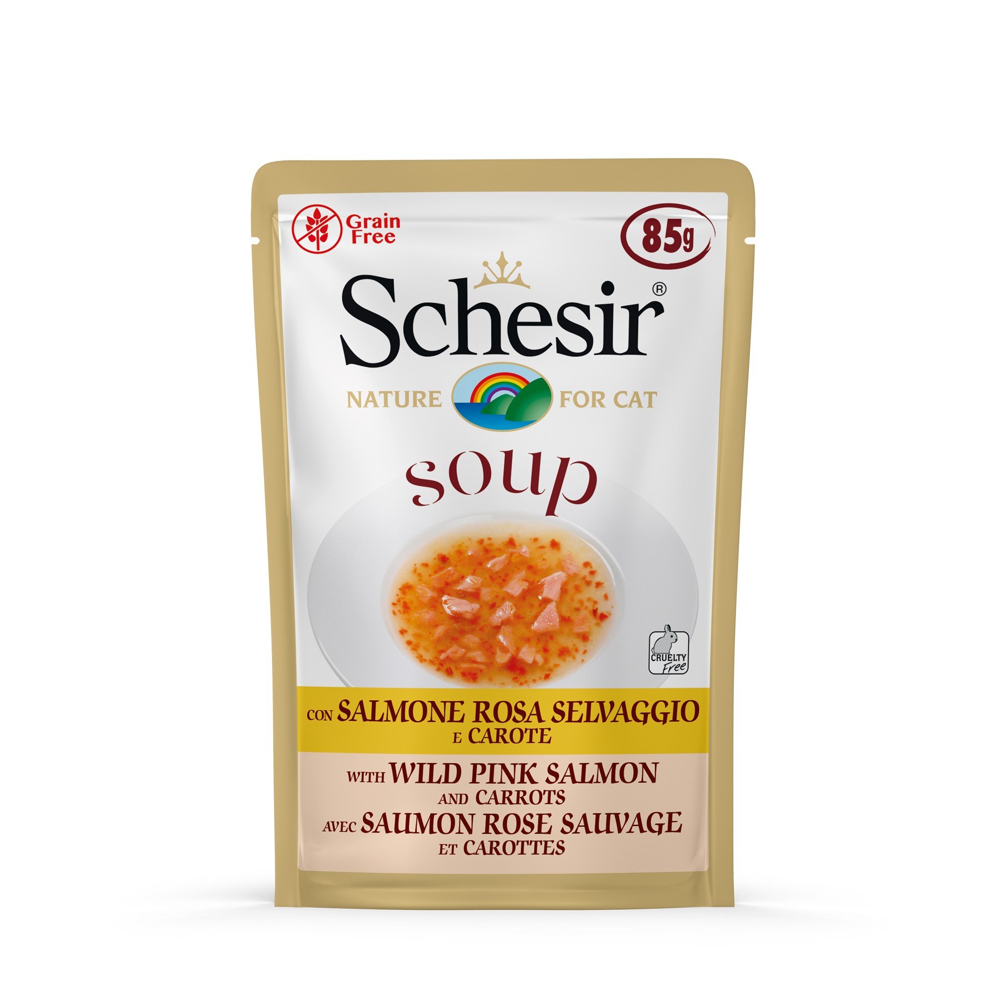 Schésir Délicieuse soupe sans céréales pour chat