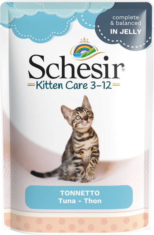 Schesir Comida húmeda en gelatina para gatos adultos y gatitos - varios sabores
