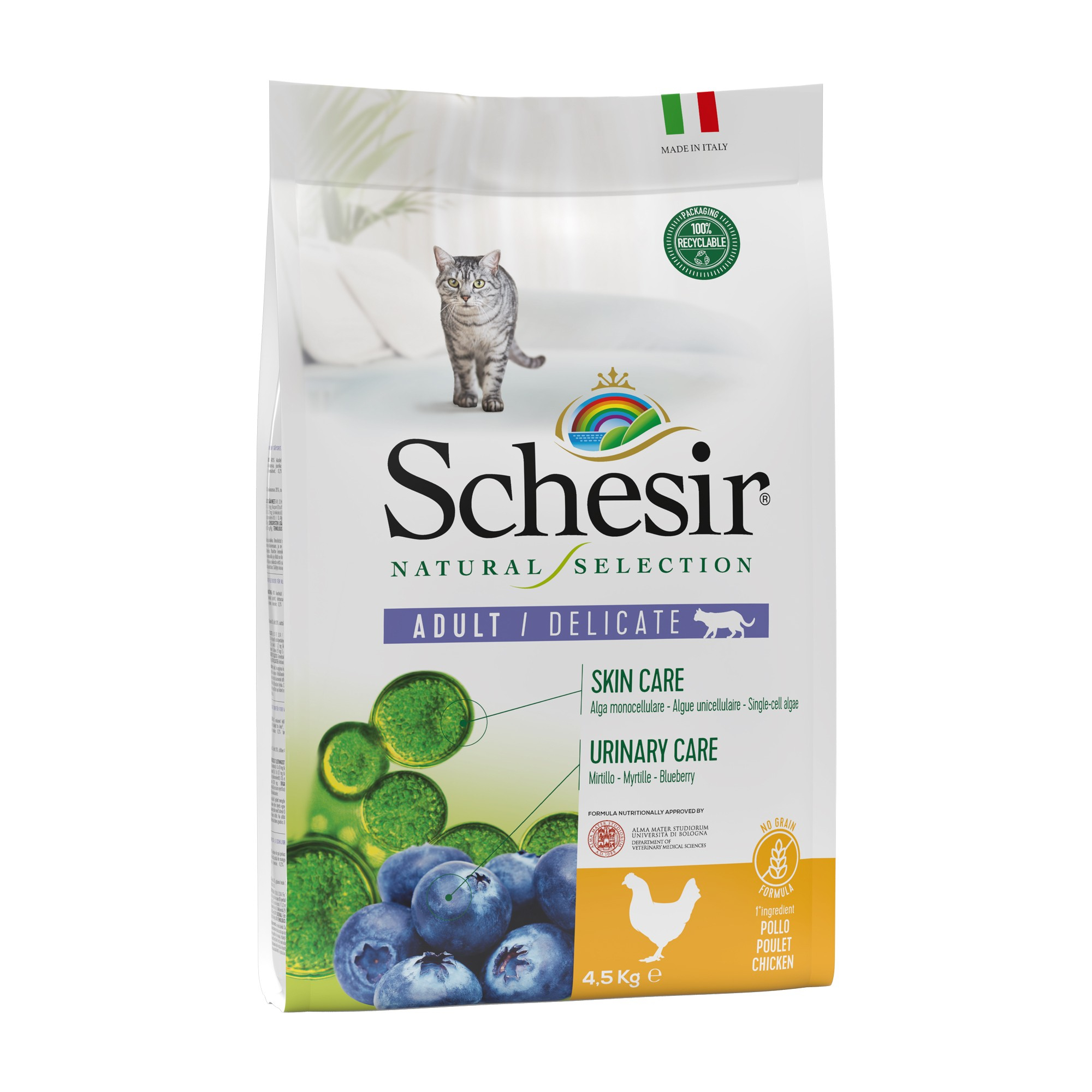 Schesir Natural Selection Adult Delicate Pollo sin cereales