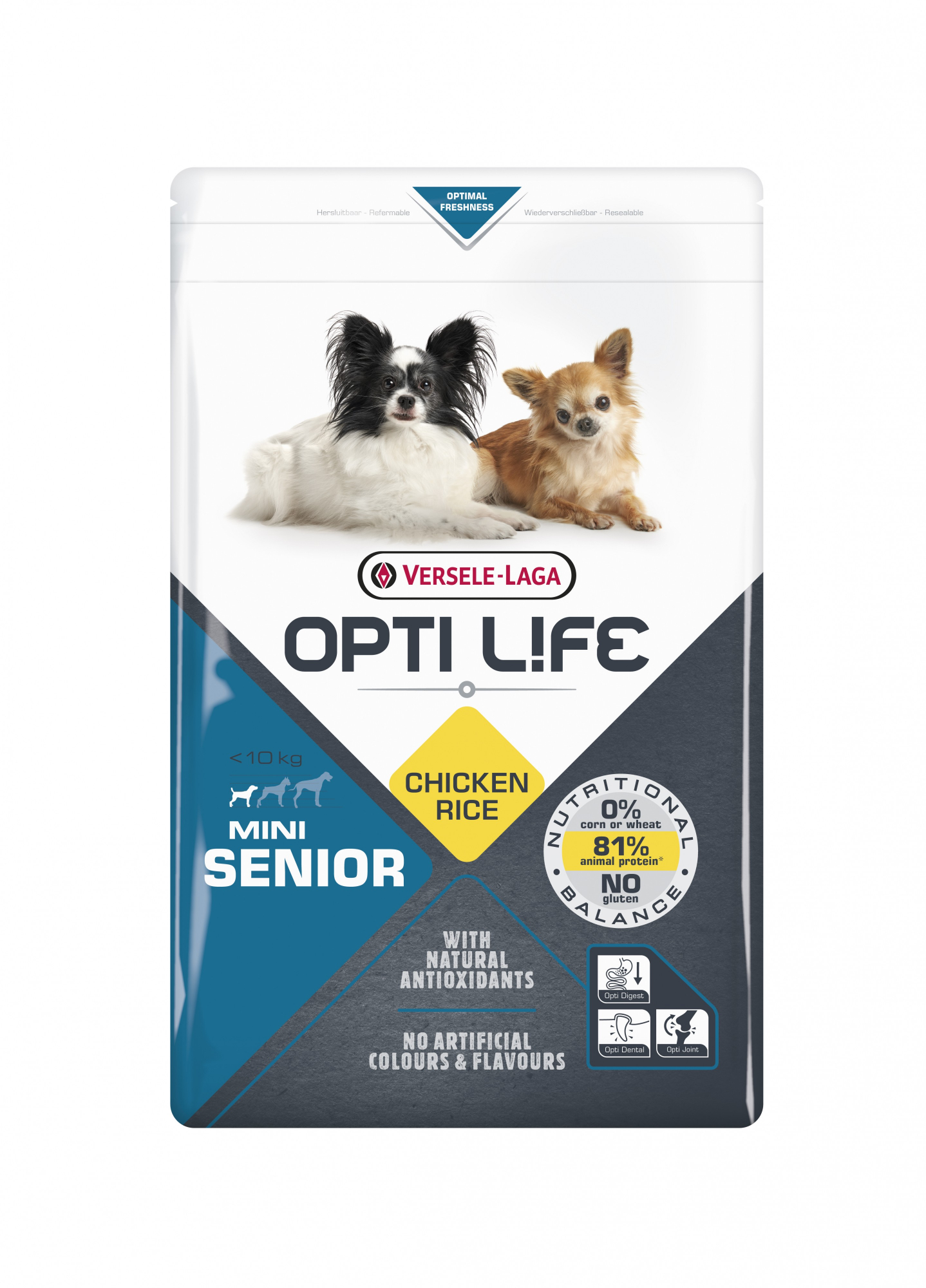 Opti Life Senior Mini au poulet pour chien senior de petite taille