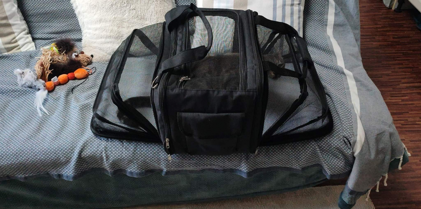 Trajet en voiture : le sac de transport Zolia Zoomalia - Une Belle