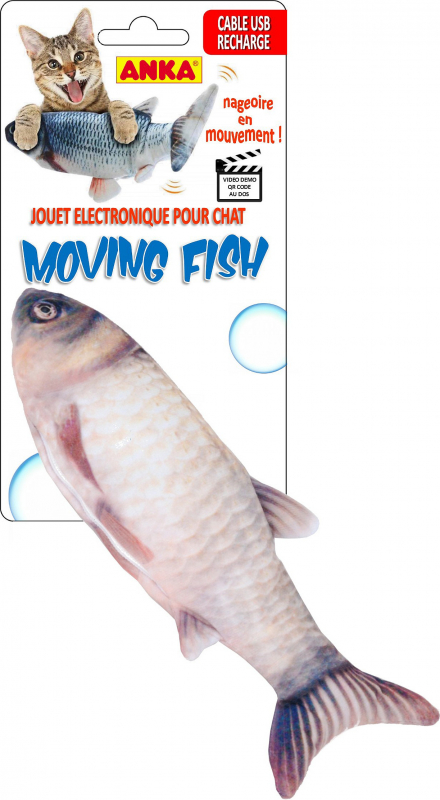 Moving fish elettrico 31cm beige