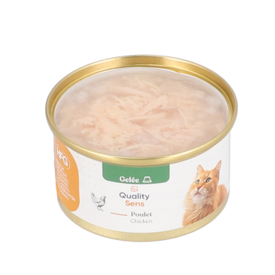 QUALITY SENS HFG Jelly - 100% natürliches Nassfutter in Gelee 85g für Katze & Kätzchen - 6 Rezepte zur Auswahl