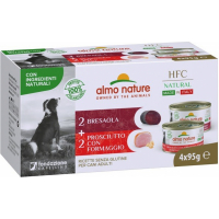 ALMO NATURE Multipack HFC Natural pour chien 4 x 95gr