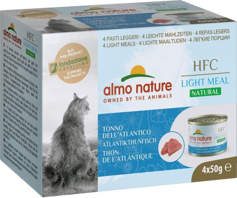 ALMO NATURE Multipack HFC Light Meal para gatos 4 x 50 gr - varios sabores