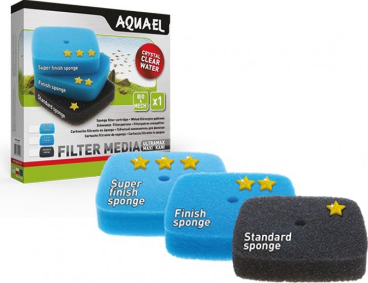 AQUAEL Eponges filtrantes pour filtres Ultramax et Maxi Kani - 3 modèles disponibles