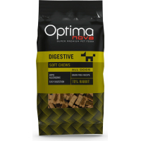 OPTIMANOVA Snacks Digestive Soft Chews, lapin sans céréales 150g