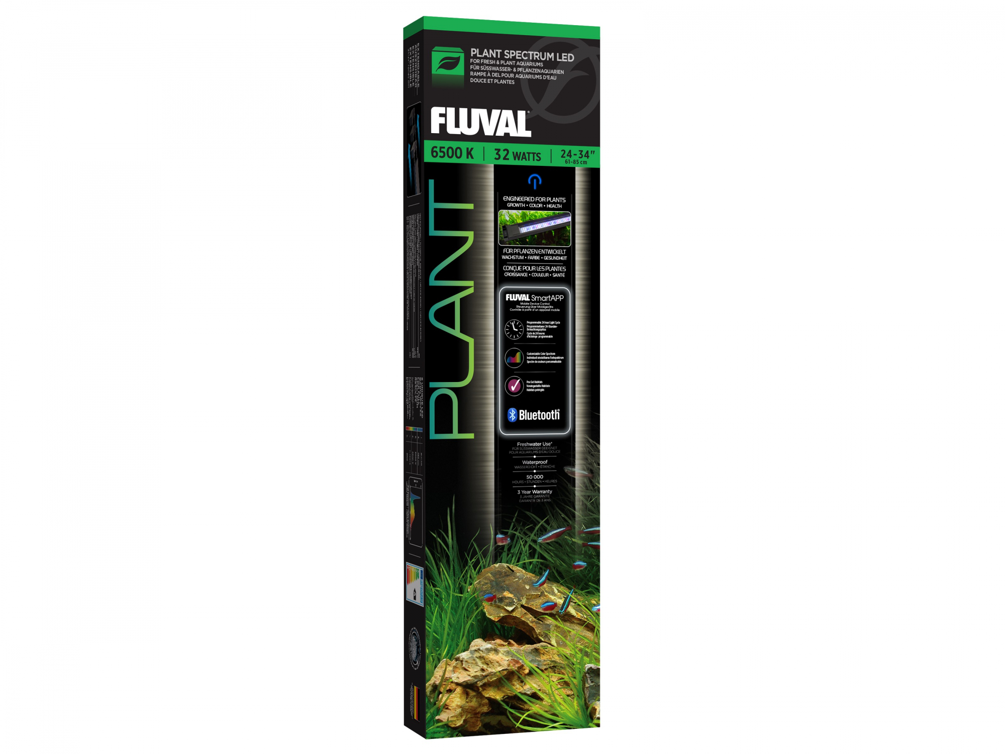 Pantallas LED Fluval Plant 3.0 Bluetooth para acuarios