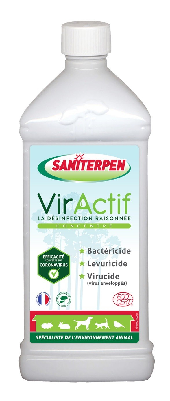 Saniterpen Viractif detergent en ontsmettingsmiddel