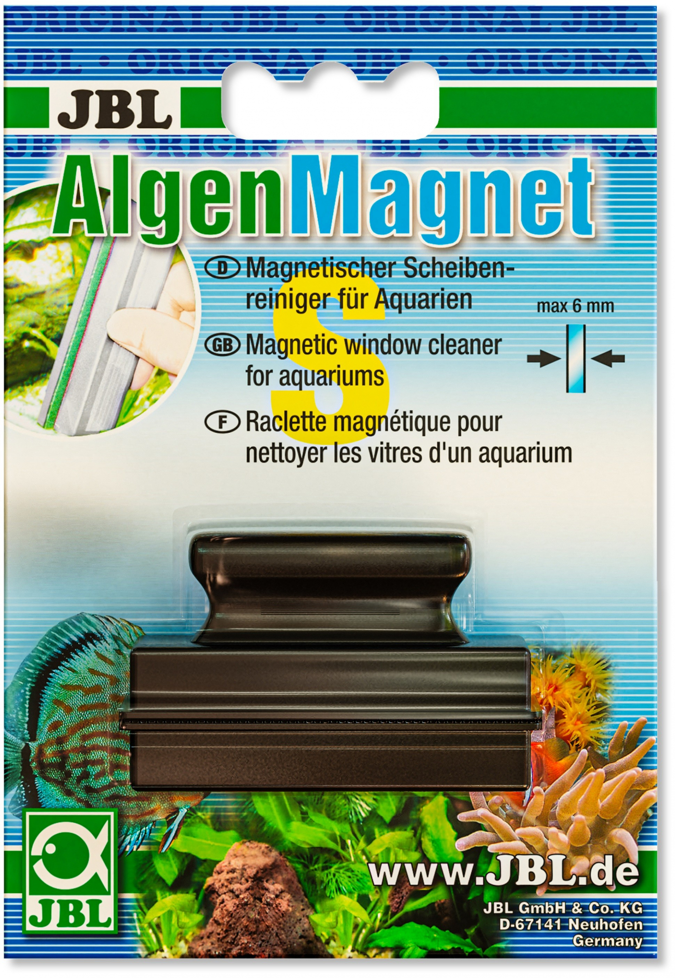 JBL Magnete per le alghe, magnete per pulire il vetro