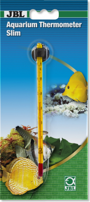 JBL Aquarium Thermomètre Slim +, Thermomètre fin en verre