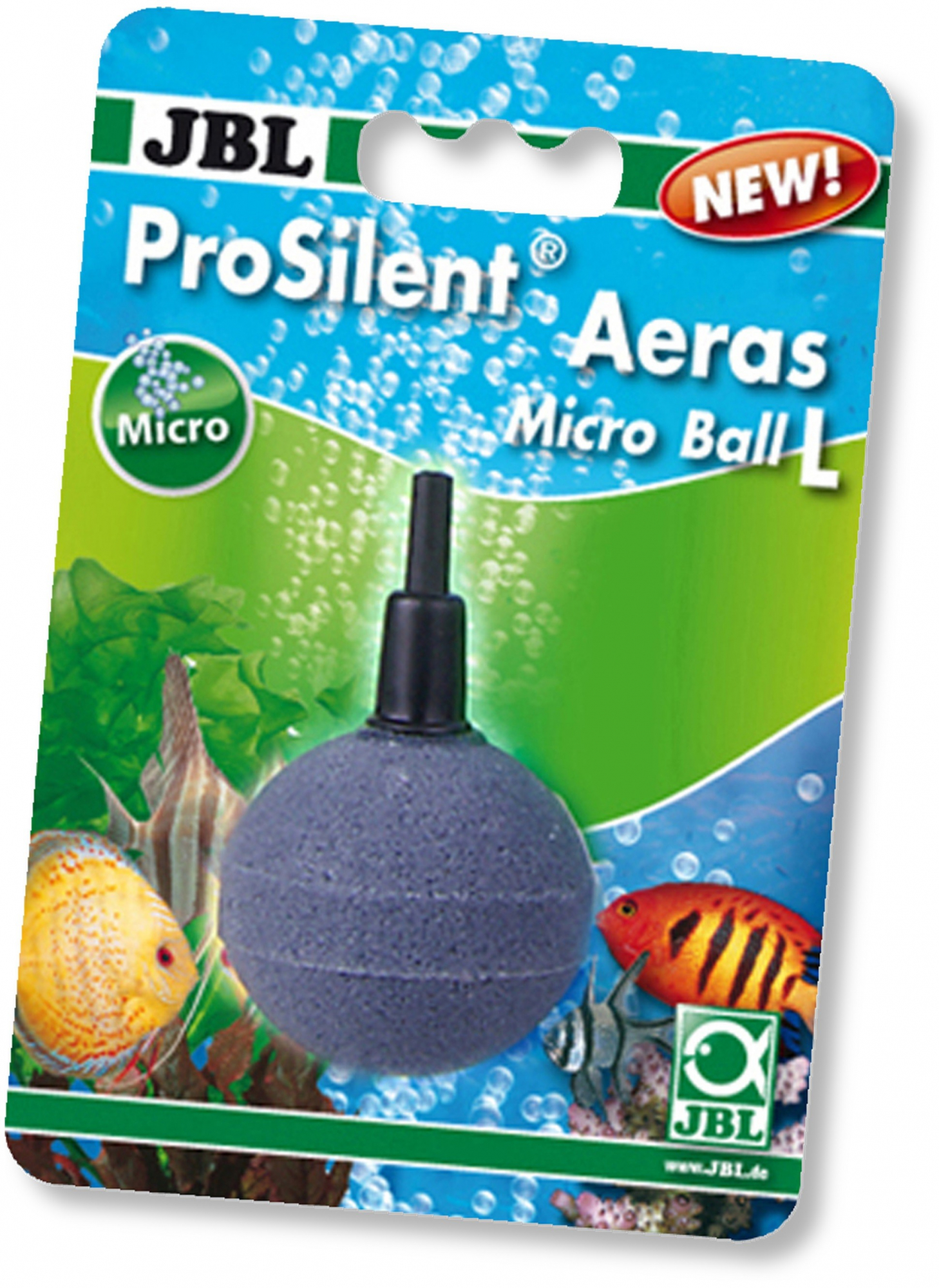 JBL ProSilent Aeras Micro Ball L Piedra difusora de 4cm de diámetro para burbujas de aire finas