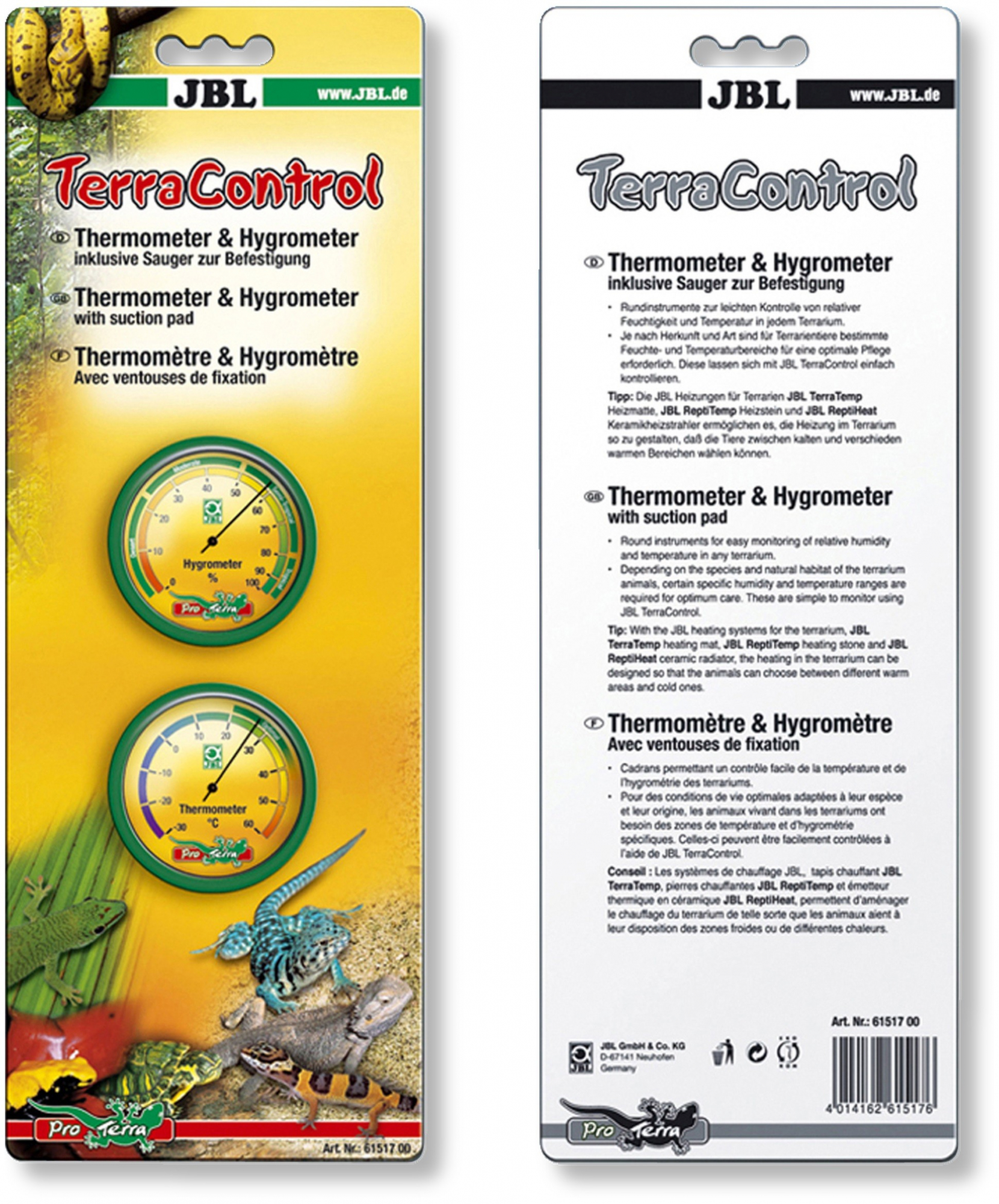 Thermomètre Hygromètre JBL TerraControl 