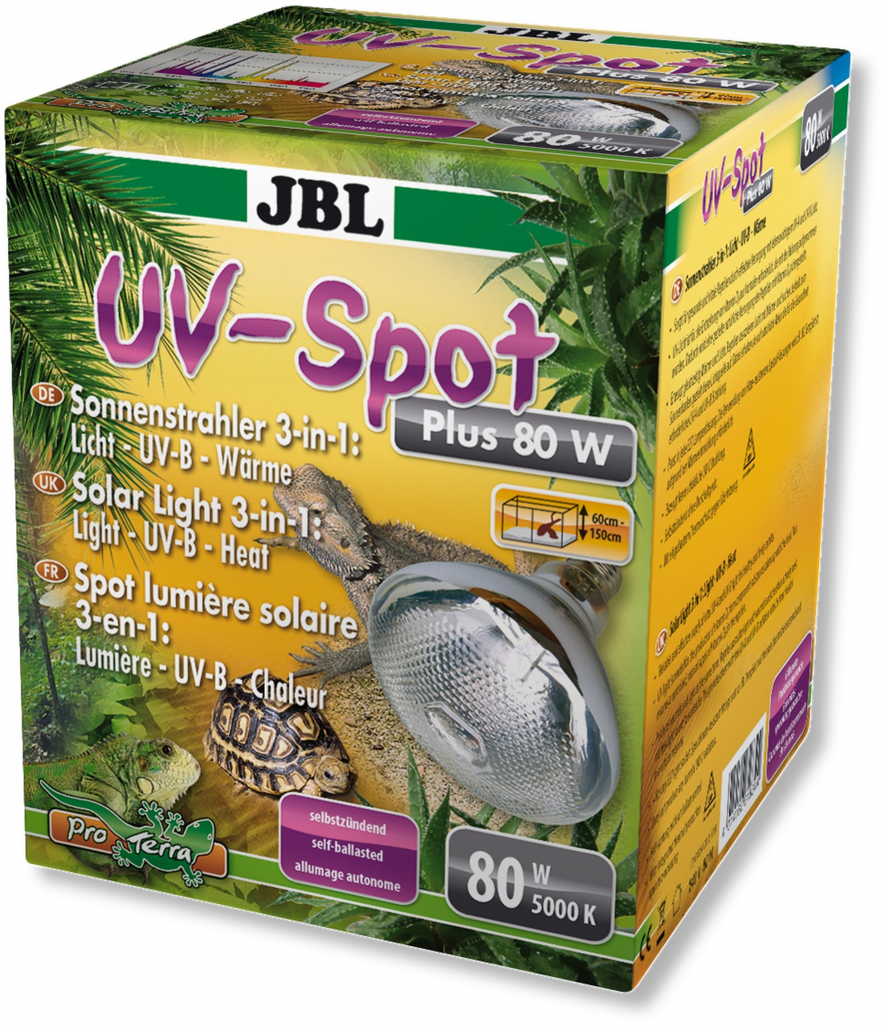 JBL UV-Spot Solar Light Spot luz do dia 3 em 1
