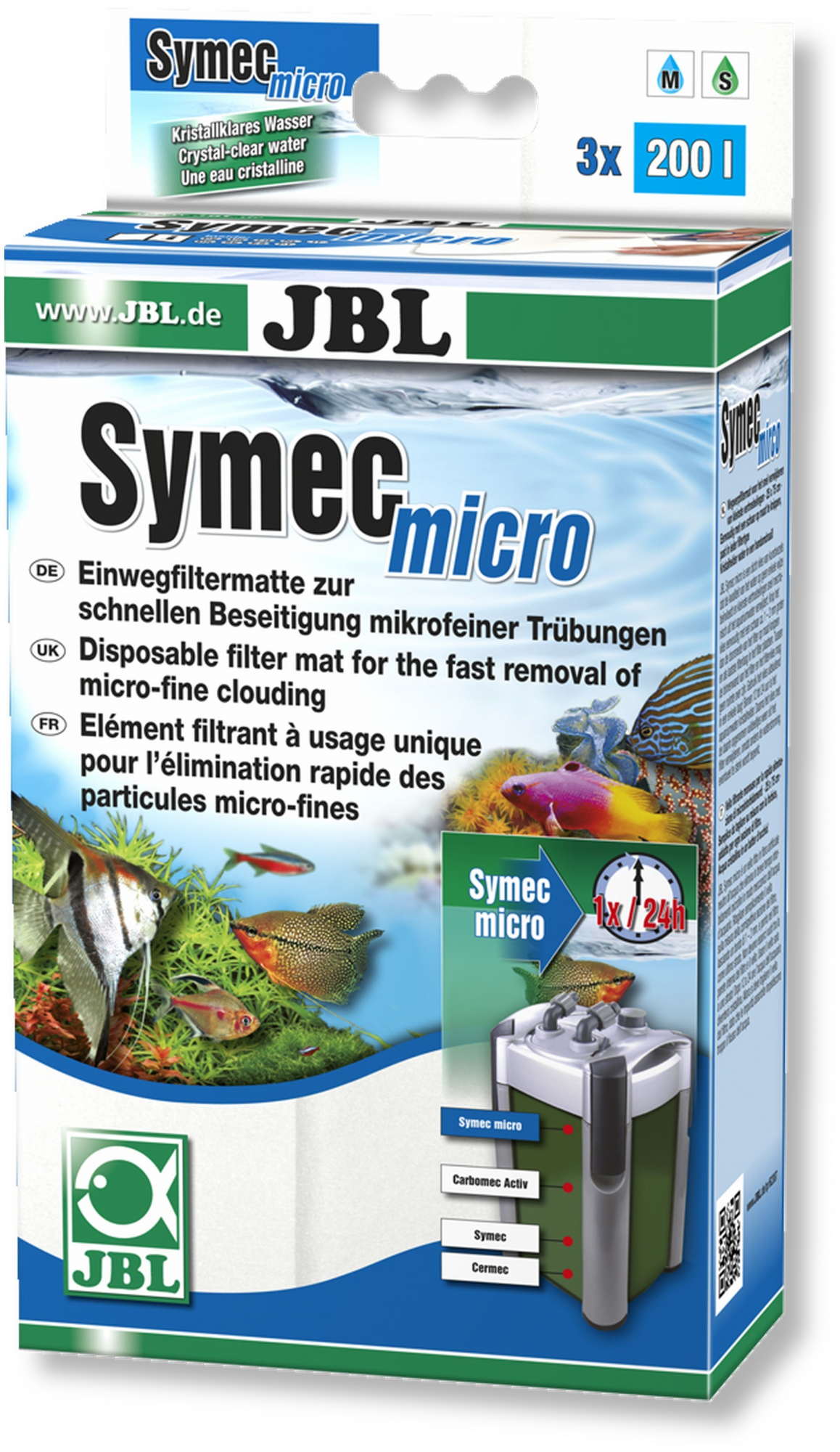 JBL Symec Micro Microfibre pour Filtre