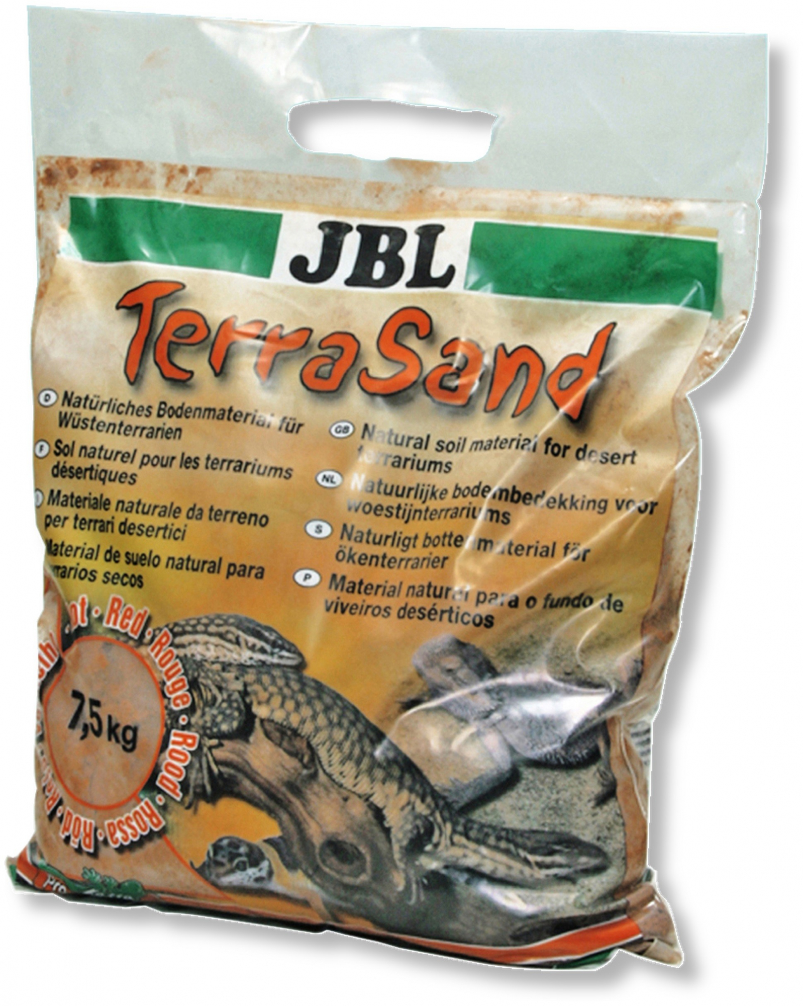 Rood zand voor woestijn terraria JBL Terra Sand