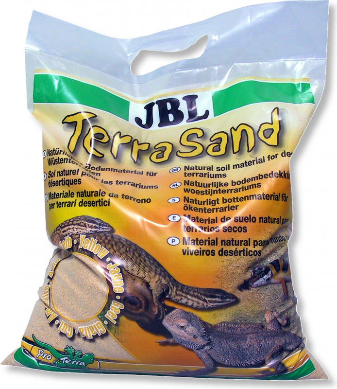 JBL TerraSand sustrato amarillo para terrarios desérticos