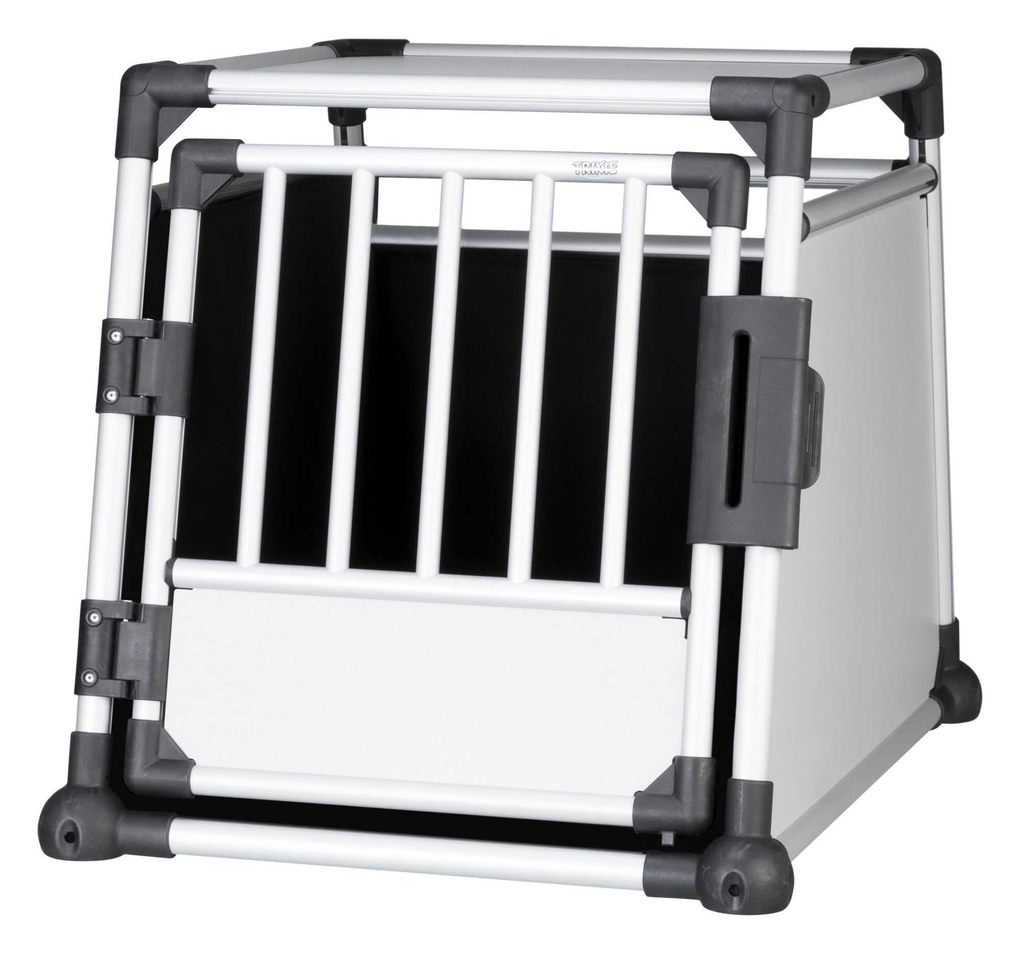 Cage de transport pour chien aluminium pour coffre de voiture 
