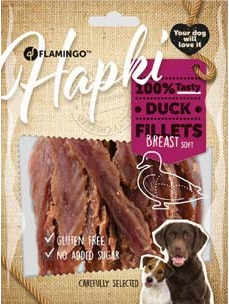 Friandise pour chien HAPKI Filets de Canard - Sans sucre et sans gluten