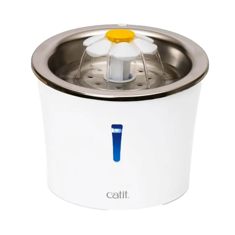 Catit Flower - Fonte de água em inox para cão e gato