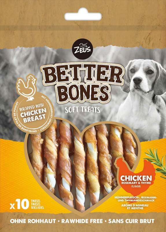Zeus Better Bones palitos revestidos com frango x 10