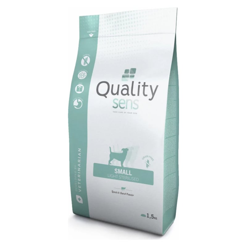 QUALITY SENS Grain Free Lamb Light/Sterilised Small