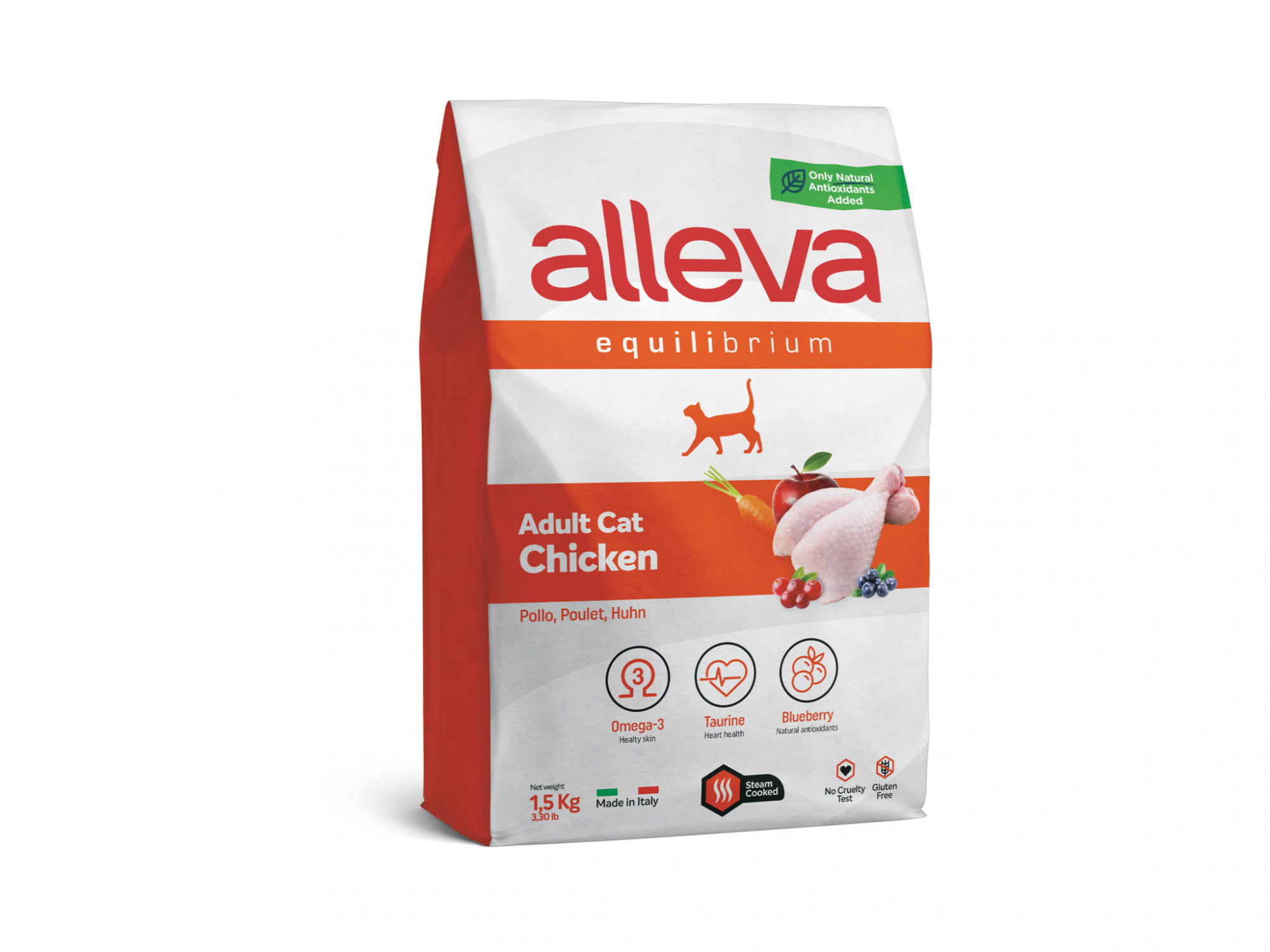 ALLEVA Equilibrium - Alimento seco de frango para gato adulto