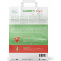 Litière végétale agglomérante Wooden Pearl pour chat et rongeurs Quality Clean
