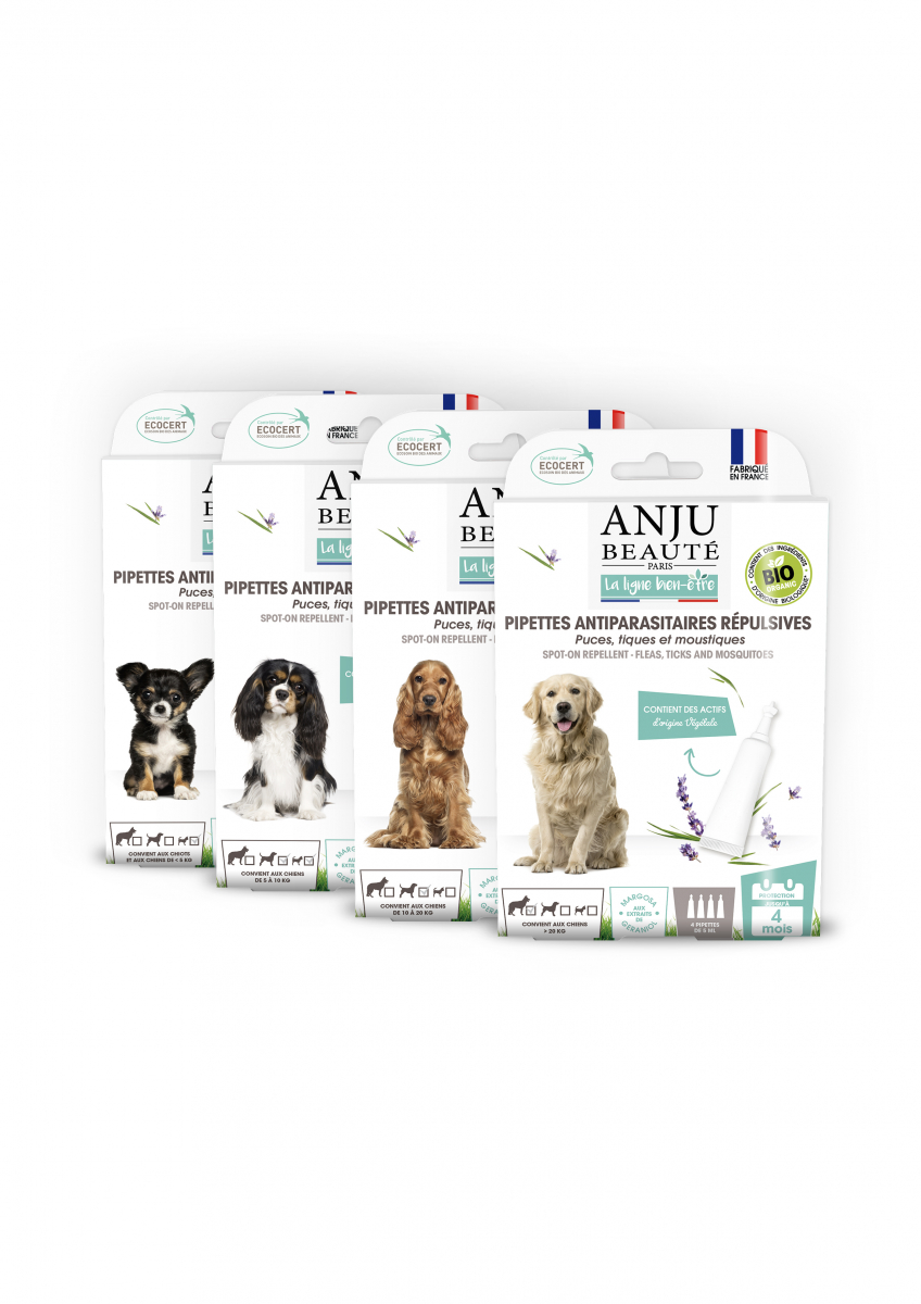 Pipette Insectifuge x4 Ecosoin Bio pour Chien