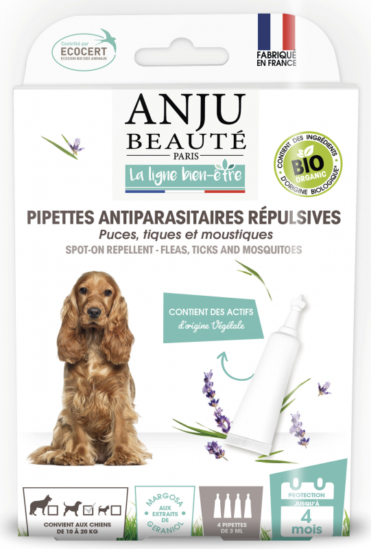 Pipette Insectifuge x4 Ecosoin Bio pour Chien