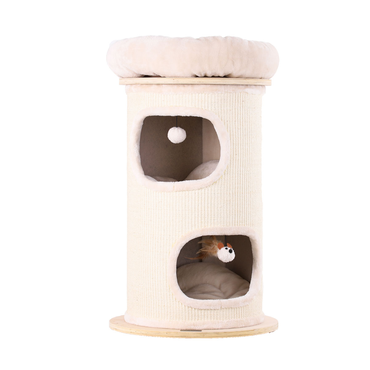 Torre rascador para gatos - 84 cm - Zolia Donut