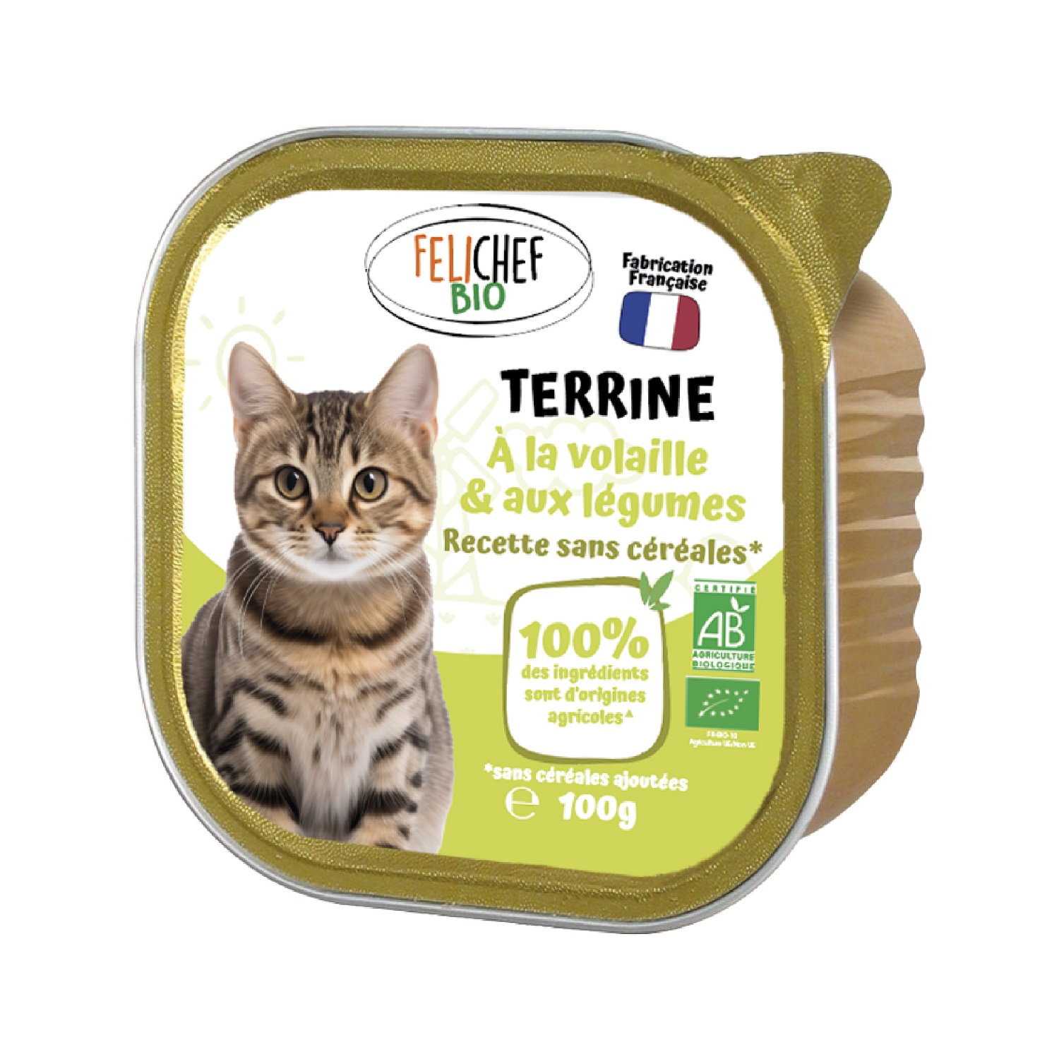 
FELICHEF BIO Barquettes voor katten - 3 smaken beschikbaar
