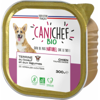 CANICHEF BIO Tarrinas para perros - 2 sabores distintos a escoger