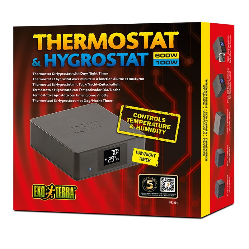 Hygrometer-Thermostat mit Timer Exo Terra