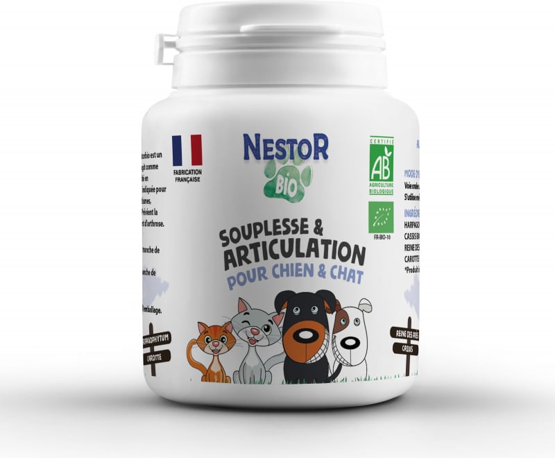 NESTOR BIO Voedingssupplement voor soepelheid & gewrichten, voor honden en katten