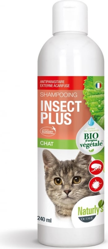 Insectenshampoo voor katten Plus 240 ml
