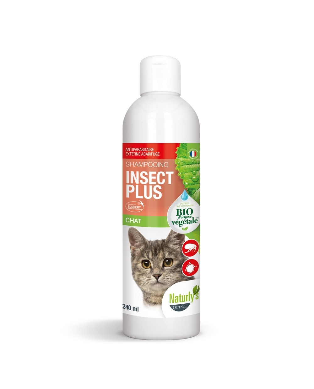 Shampoing Insect Plus pour chat 240 ml
