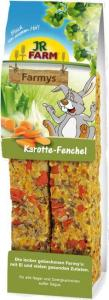 JR FARM Grainless Farmys Karotte und Fenchel für Zwergkaninchen und Nagetiere 160g